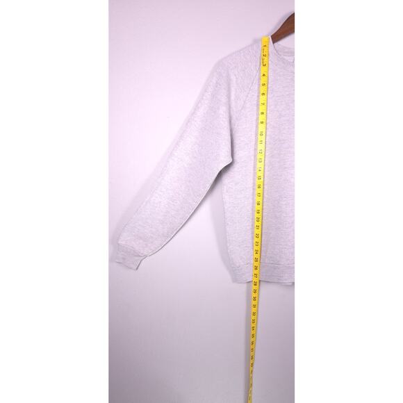 Vintage Jerzees “BOSS Technologies”Light Gray Sweatshirt Made in USA Size XL 46 - Picture 5 of 11